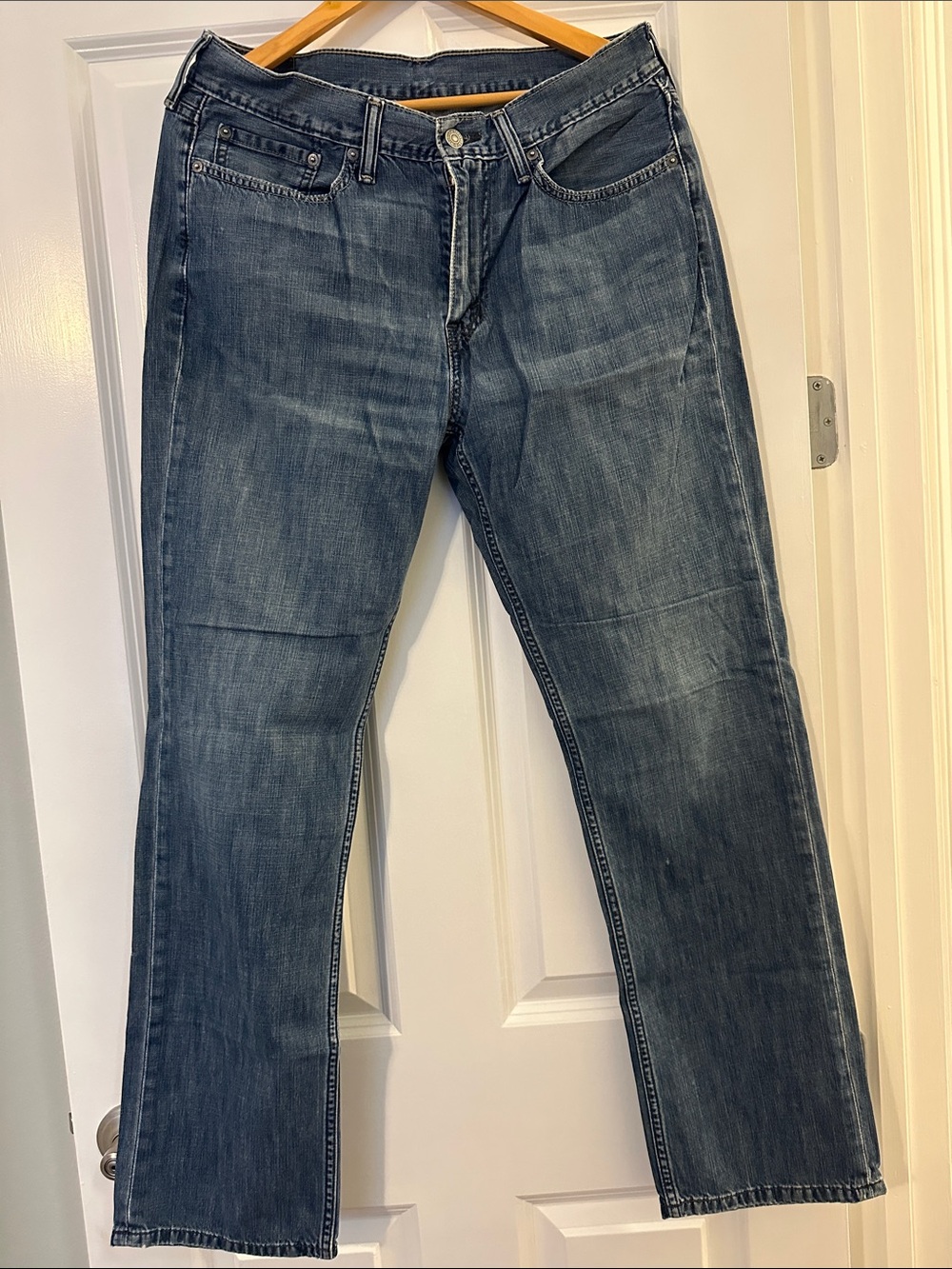 Levi's Dark Blue Straight Jeans